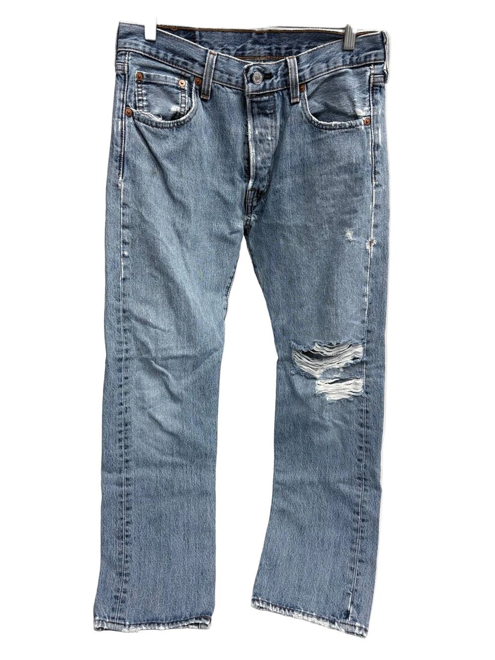 Levi 501 Pre-stained blue work jeans 30/29